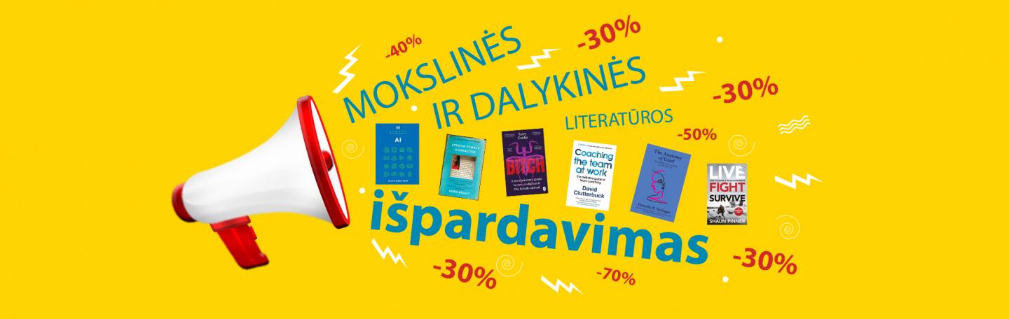 Mokslinės ir dalykinės literatūros išpardavimas