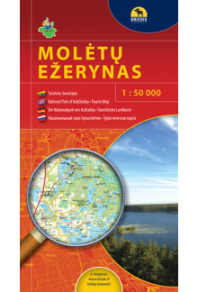 Molėtų ežerynas 1:50000 - Humanitas