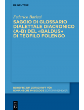Saggio di glossario dialettale diacronico (A–B) del «Baldus» di Teofilo Folengo - Humanitas