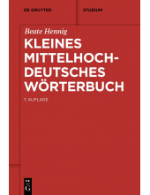 Kleines mittelhochdeutsches Wörterbuch - Humanitas