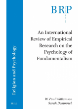 International Review of Empirical Research on the Psychology of Fundamentalism - Humanitas