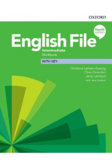 English File Intermediate Workbook with Key (pratybos su atsakymais, 4th. edition)) - Humanitas