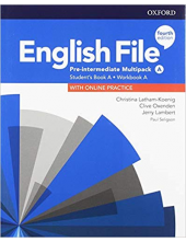 English File Pre-Intermediate Student's Book/Workbook Multi-Pack A (vadovėlis/pratybos,4th edition) - Humanitas