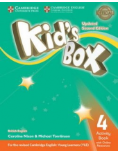 Kid's Box Level 4 Activity Book with Online Resources British English (pratybos). Updated edition - Humanitas