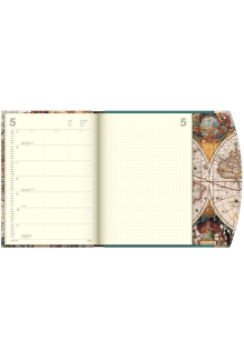 Antique Maps 2025 Magneto Diary - Humanitas