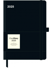 Cool Diary Black 2025 16x22 darbo kalendorius su guma - Humanitas