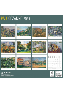 Paul Cézanne 2025 30x30 sieninis kalendorius - Humanitas