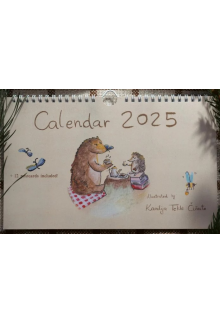 Calendar 2025+ 12 postcards in cluded - Humanitas