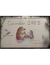 Calendar 2025+ 12 postcards in cluded - Humanitas