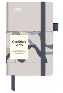 Cool Diary Stone 2025 9x14 darbo kalendorius su guma - Humanitas