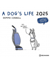 A Dog's Life 2025 30x30 sieninis kalendorius - Humanitas