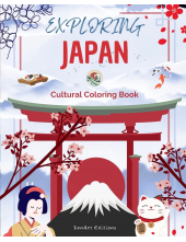 Exploring Japan - Cultural Coloring Book - Humanitas