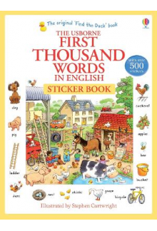 First Thousand Words in Englis h Sticker Book - Humanitas