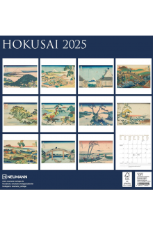 Hokusai 2025 30x30 sieninis kalendorius - Humanitas