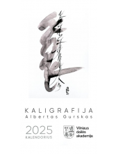 Kaligrafija 2025 m. kalendorius Gurskas - Humanitas