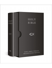 Holy Bible: King James Version (KJV) Black Presentation - Humanitas