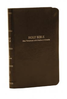 Holy Bible: New Testament with Psalms and Proverbs (Brown) - Humanitas