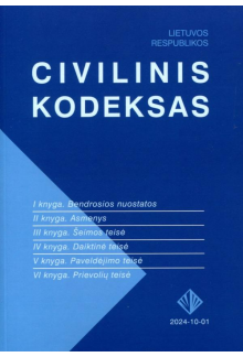 Lietuvos Respublikos civilinis kodeksas (2024-10-01) - Humanitas