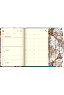 Antique Maps 2025 Magneto Diary - Humanitas