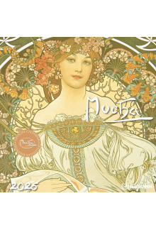 Mucha 2025 30x30 sieninis kalendorius - Humanitas