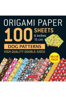 Origami Paper 100 sheets Dog P atterns (15 cm) - Humanitas