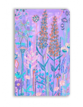 Purple Garden House Soft Touch Journal - Humanitas