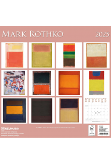 Mark Rothko 2025 30x30 sieninis kalendorius - Humanitas