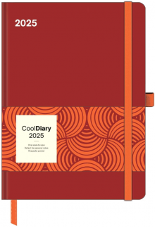 Cool Diary Rust 2025 16x22 darbo kalendorius su guma - Humanitas