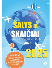 Šalys ir skaičiai 2025 Mažasis pasaulio atlasas - Humanitas