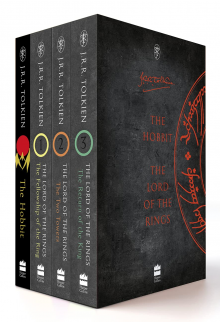 Tolkien 4 book boxed set (The Hobbit, The Fellowship of the Ring, The Two Towers, The Return of the King) - Humanitas